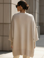 Lucinda | Relaxed Knit Poncho