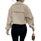 HELENA™ – Sleek Zip-Up Windbreaker Jacket
