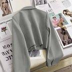 CORINNA™ – Sleek Lapel Fitted Blazer Jacket