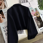 CORINNA™ – Sleek Lapel Fitted Blazer Jacket