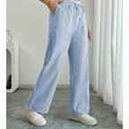 Amber | Striped Pant With Pockets