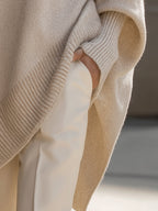Lucinda | Relaxed Knit Poncho