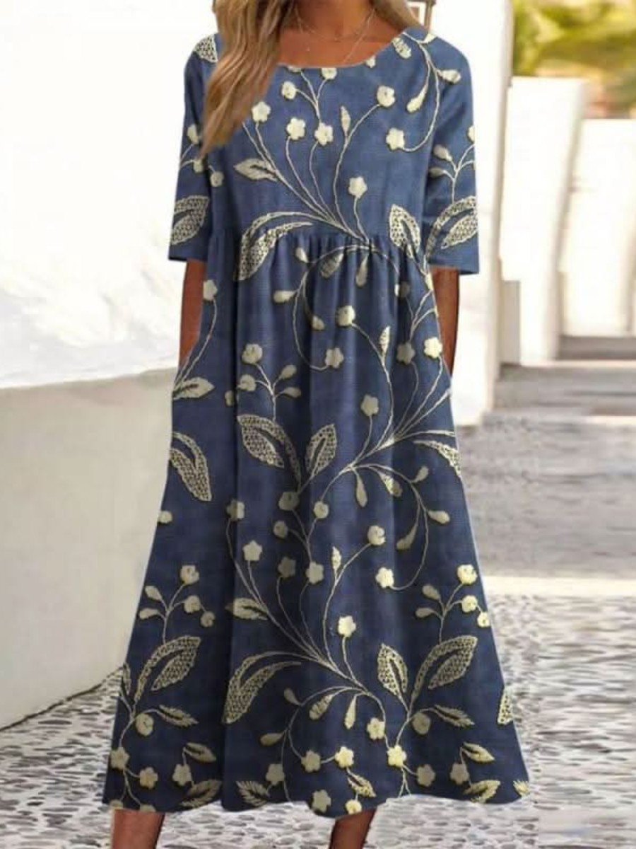 LAARNI™ - Relaxed Midi Dress