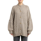 Aveline Braided Cable Knit Cardigan