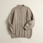 Aveline Braided Cable Knit Cardigan
