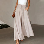 Clementine | Women's High Waisted Wide Leg Palazzo Pants