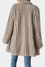 Ceres Casual Double-Breasted Mid-Thigh Jacket
